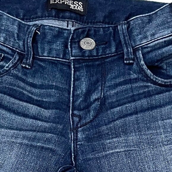 Express Stella Black Stripe skinny Jeans leggings size S - Picture 4 of 12